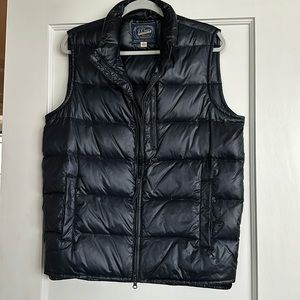 J. Crew Men Navy Blue Puffy Vest